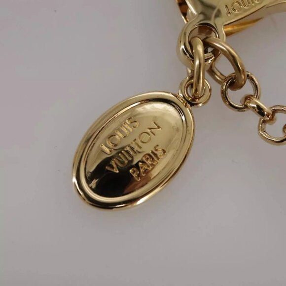 LOUIS VUITTON Bijoux Sac Carrousel Charm metal Gold M66782 LV Auth - Picture 15 of 16